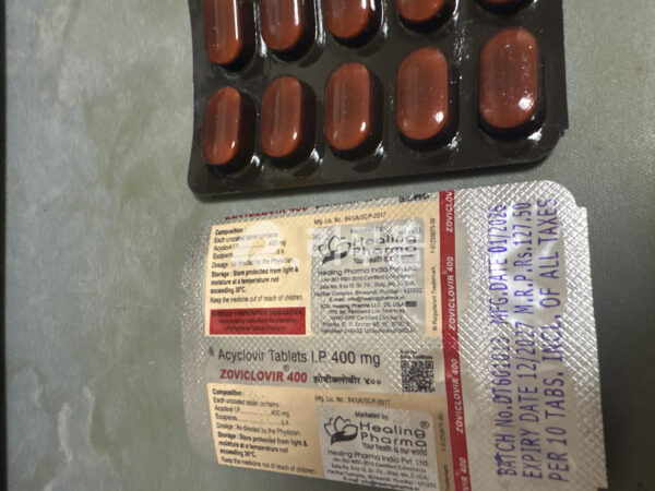 아시클로버 400mg (아시클로버 Zoviclovir) 리뷰 이미지